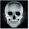 Metal Artscape 32 X 32 in Neon Skull Silver SinglePaneled Xl Metal Wall Art MA10079